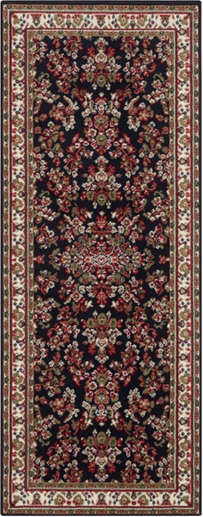 DELAVITA Läufer »Halton«, rechteckig, 8 mm Höhe, Kurzflor Läufer, Vintage Design, Orient Optik, Wohnzimmer, Schlafzimmer, Arbeitszimmer, Robust, Pflegeleicht, Gekettelt
