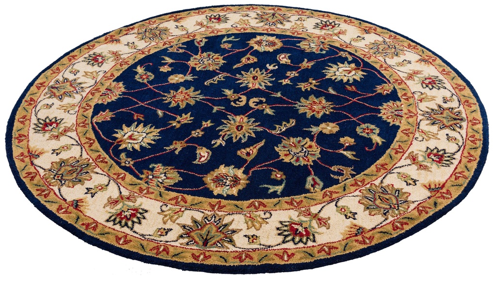 Wollteppich, »Sahil«, DELAVITA, rund, Höhe 14 mm, handgetuftet