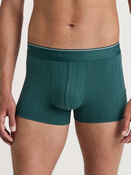Calida - Pure & Style Pants, M, Grün Bedruckt
