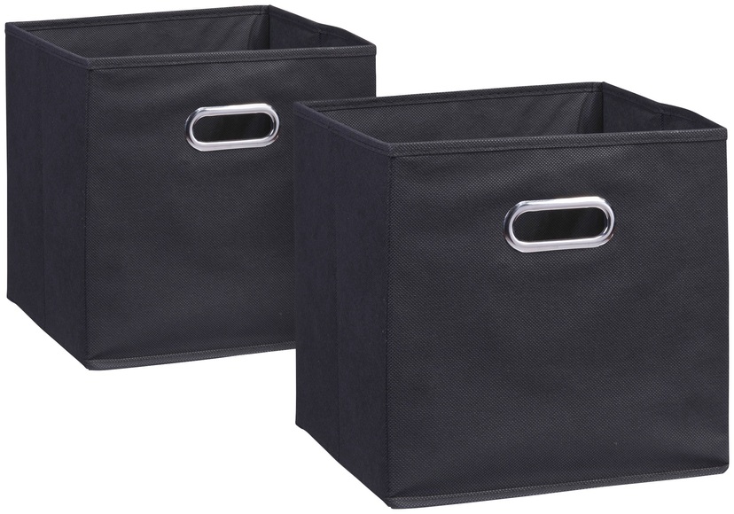 Zeller Present Aufbewahrungsbox, (Set, 2 St.), 28 x 28 cm