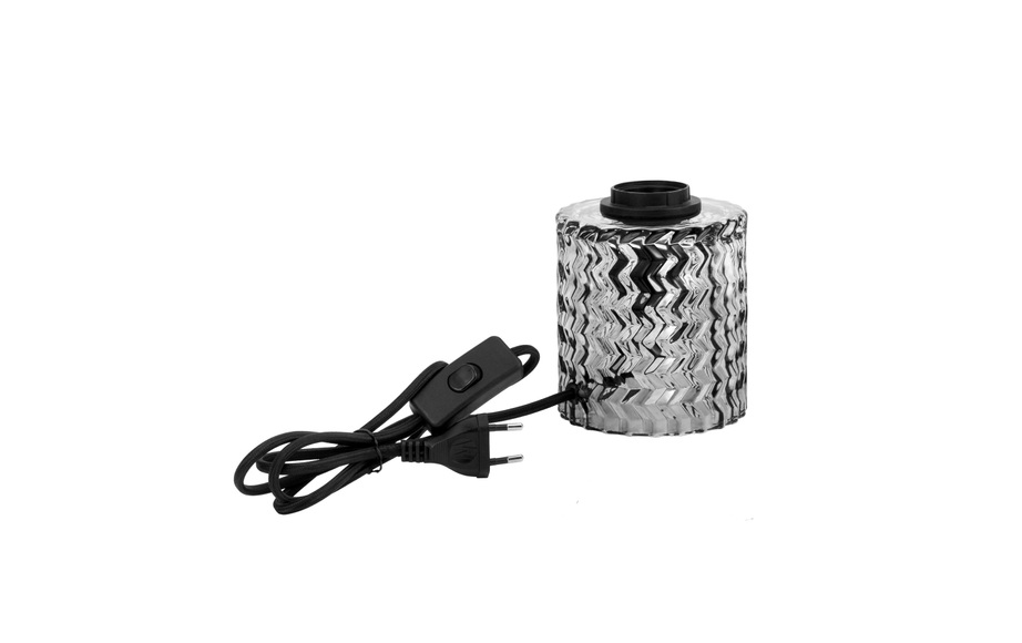 Pauleen Crystal Smoke Tischleuchte mit Glassockel