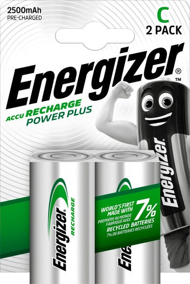 Energizer Power Plus C 2500mAh (2Stk.) Akku Batterie