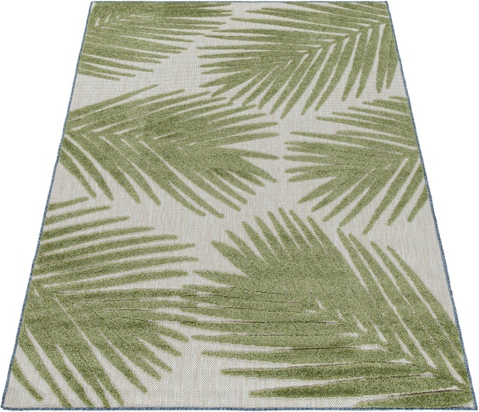 Ayyildiz Teppiche Teppich, rechteckig, 8 mm Höhe, Flachflor mit Hoch-Tief-Struktur, In-und Outdoor geeignet