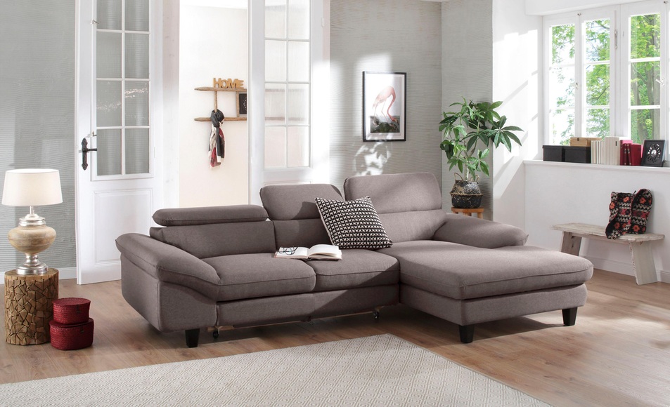 Home affaire Ecksofa »Pilot«, wahlweise mit Bettfunktion und Bettkasten