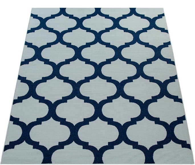 Paco Home Teppich »Namur 327«, rechteckig, 11 mm Höhe, Kurzflor, Ornamente mit 3D-Effekt, In- und Outdoor geeignet, Wohnzimmer