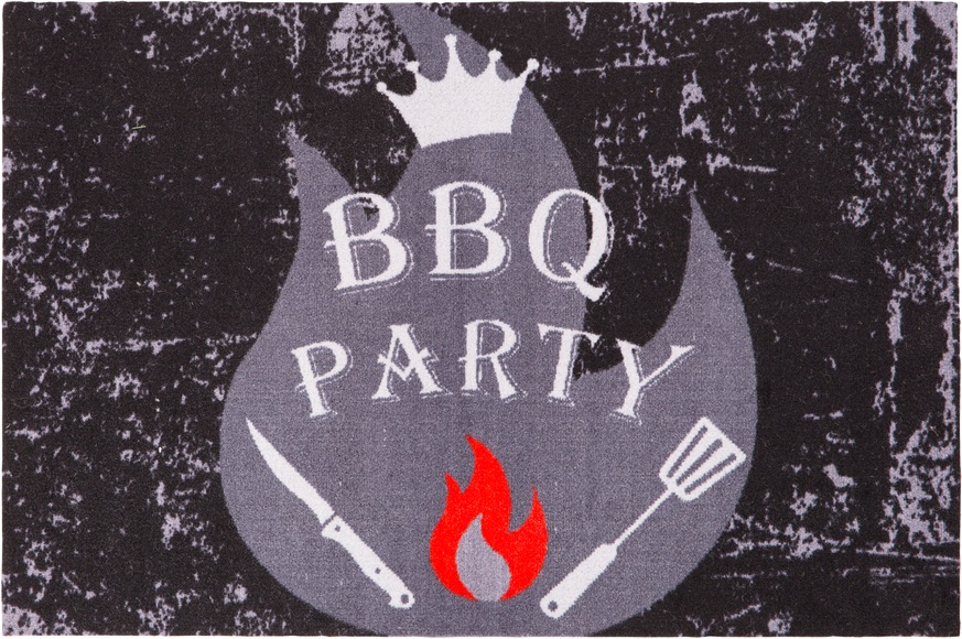 Andiamo Fussmatte »BBQ Premium«, rechteckig, 3 mm Höhe, Schmutzfangmatte, Grillmatte bzw. Grillunterlage ideal als Bodenschutz, In- und Outdoor geeignet