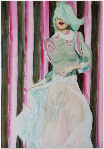 MySpotti Alu-Dibond-Druck »Artfix Candy Girl«, inkl. 3D-Magic Befestigungsset