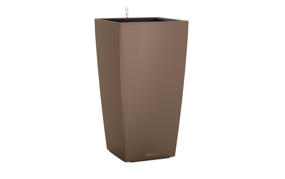 Lechuza Blumentopf Cubico Color 30 Braun