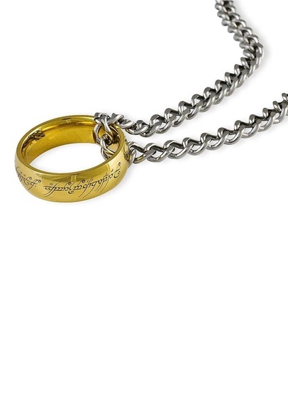 Der Herr der Ringe Kette mit Anhänger »Der Eine Ring an Kette, 10004025«