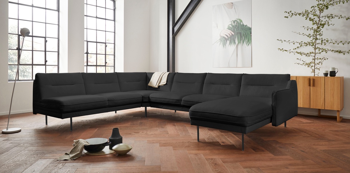 andas Wohnlandschaft »Nordfyn«, edles Design in 3 Bezugsqualitäten, Design by Morten Georgsen