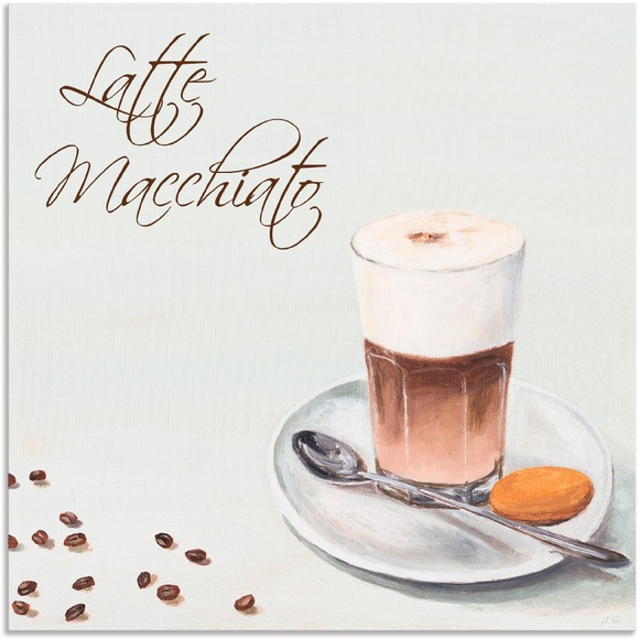 Artland Wandbild »Latte Macchiato II«