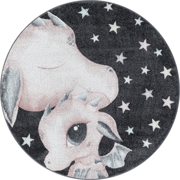 Ayyildiz Teppiche Teppich »FUNNY 2107«, rund, 11 mm Höhe