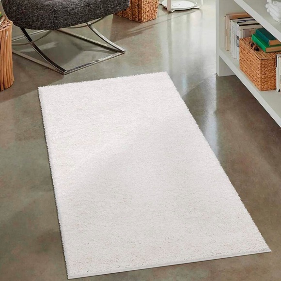 Carpet City Hochflor-Teppich »City Shaggy«, rechteckig, 30 mm Höhe, Teppich Einfarbig Uni, besonders flauschig-weich, ideal für Wohnzimmer & Schlafzimmer