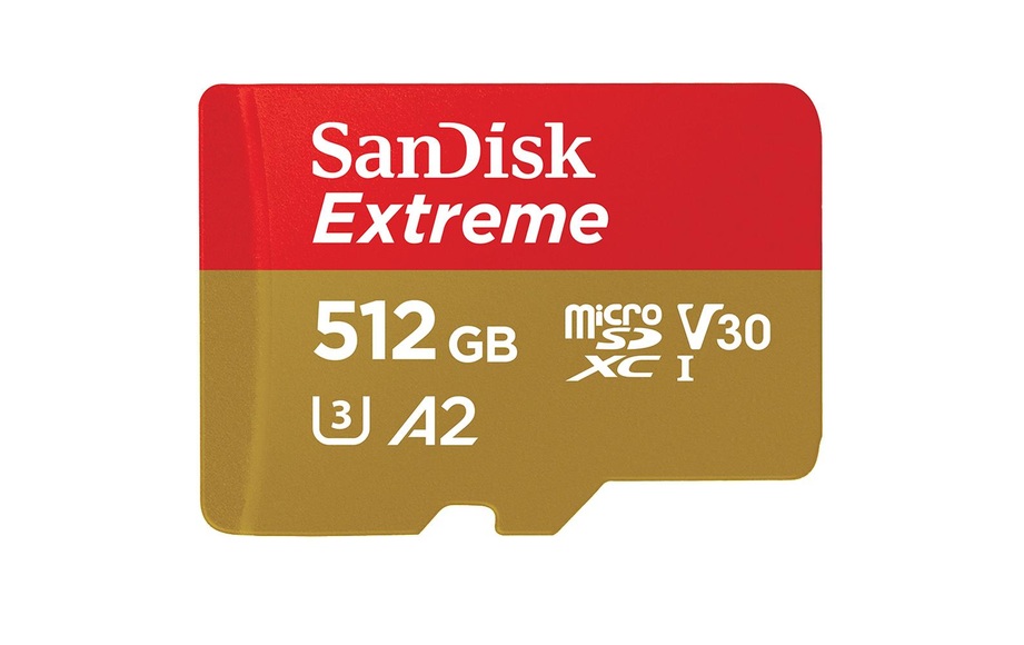 SanDisk Extreme 160MB/s microSDXC 512Gb MicroSDXC