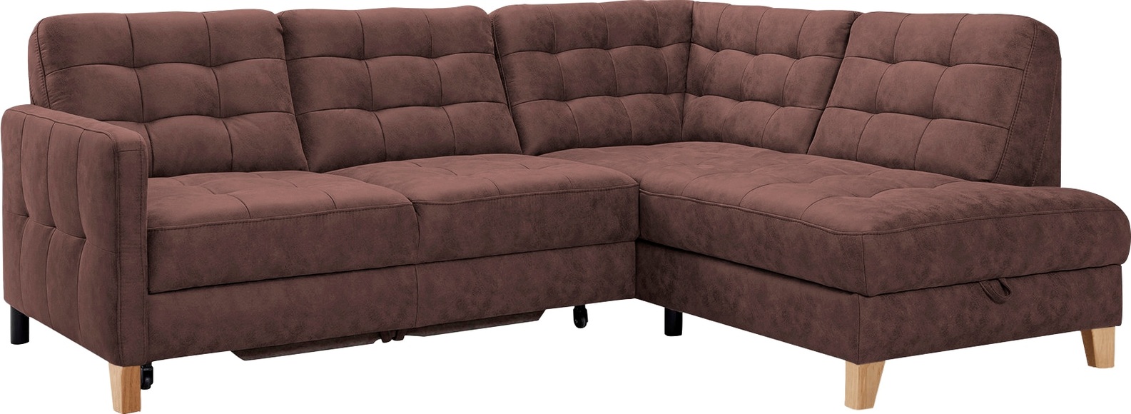 exxpo - sofa fashion Ecksofa »Elio«, wahlweise mit Bettfunktion und Bettkasten, in vielen Bezugsqualitäten