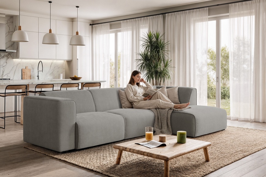 COUCH? Ecksofa »Fettes Polster«, Modulsofa Set, aber auch Module für individuelle Zusammenstellung s. 