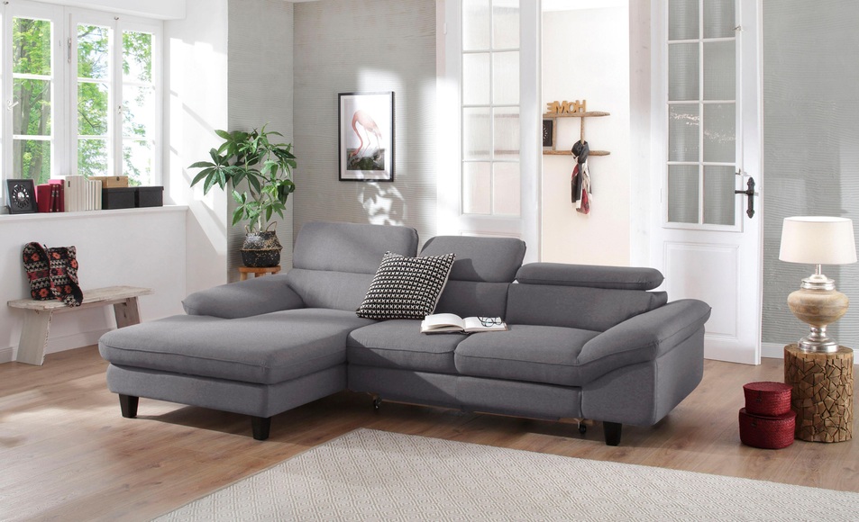 Home affaire Ecksofa »Pilot«, wahlweise mit Bettfunktion und Bettkasten