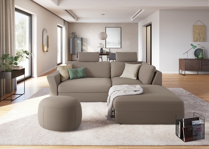 sit&more Ecksofa, inklusive Sitztiefenverstellung
