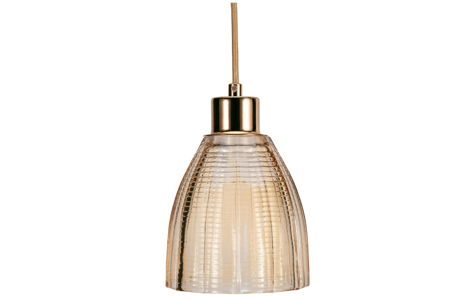 Pauleen - Pendelleuchte Gleaming Gold 1x E27, Gold / Messing