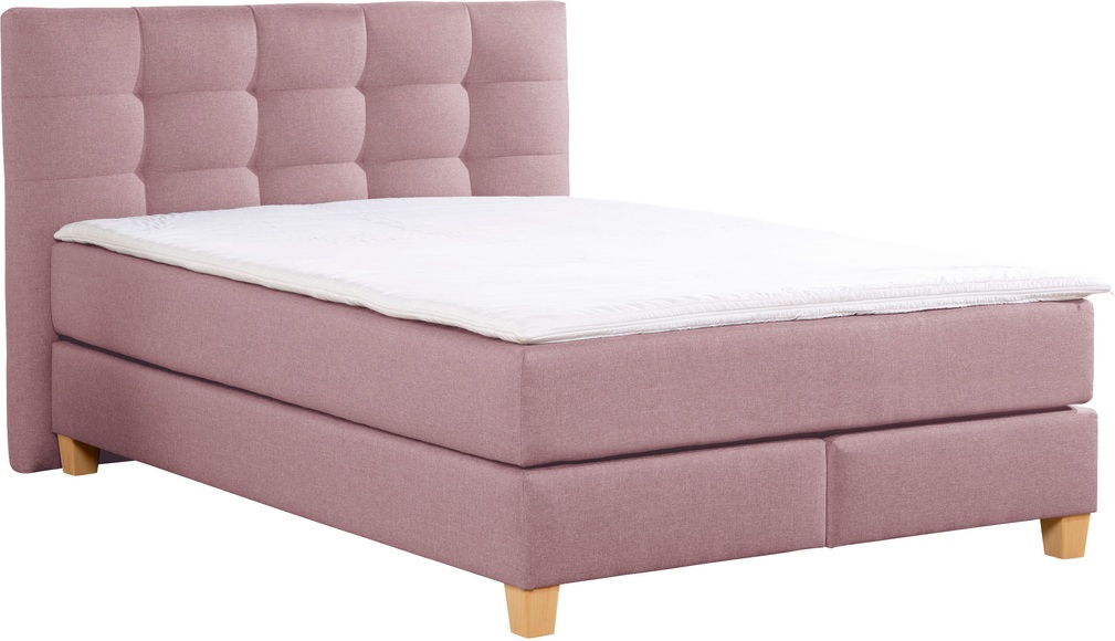 Home affaire Boxspringbett »Moulay«, inkl. Topper, in 3 Härtegraden, TFK auch in Härtegrad 4