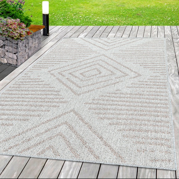 Ayyildiz Teppiche Teppich »ARUBA«, rechteckig, 6 mm Höhe, Pflegeleicht, Modern, In- und Outdoor geeignet