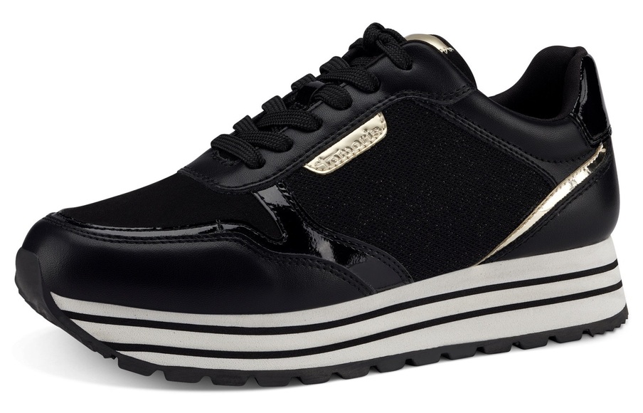 Tamaris Plateausneaker, mit zweifarbiger Plateausohle