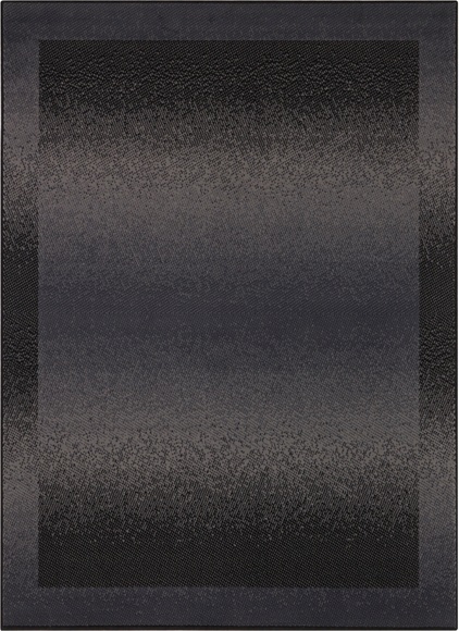 DELAVITA Teppich »Simon«, rechteckig, 8 mm Höhe, Kurzflor, Unifarben, Retro Design, ringsum gekettelt, Bordüre, Wohnzimmer, Schlafzimmer, Arbeitszimmer, Robust, Pflegeleicht