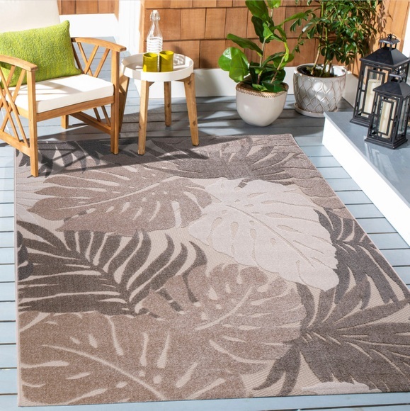 Sanat Teppich »Floral«, rechteckig, 6 mm Höhe, In- und Outdoor geeignet, florales Design, Balkon, Terasse