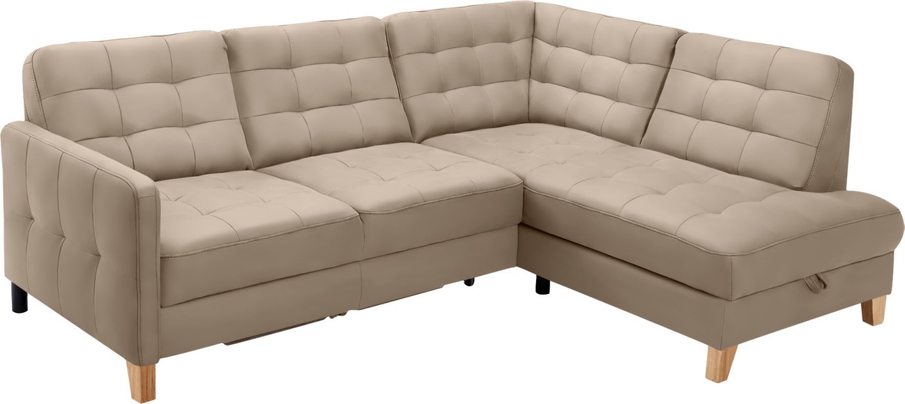 exxpo - sofa fashion Ecksofa »Elio«, wahlweise mit Bettfunktion und Bettkasten, in vielen Bezugsqualitäten