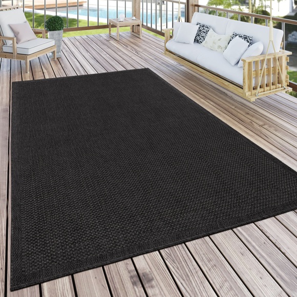 Paco Home Teppich »Timber 125«, rechteckig, 4 mm Höhe, Flachgewebe, Sisal Optik, In- und Outdoor geeignet, ideal im Wohnzimmer & Schlafzimmer