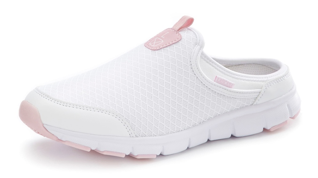 LASCANA Slip-On Sneaker, Clog aus leichtem Mesh-Material