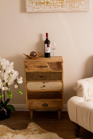 Home affaire Kommode »Cooper« mit Fellfronten