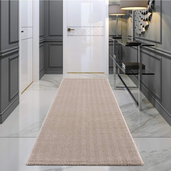 Carpet City Teppich »Fancy«, rechteckig, 12 mm Höhe, Kurzflor, Einfarbig, 3D-Optik, Wohnzimmer