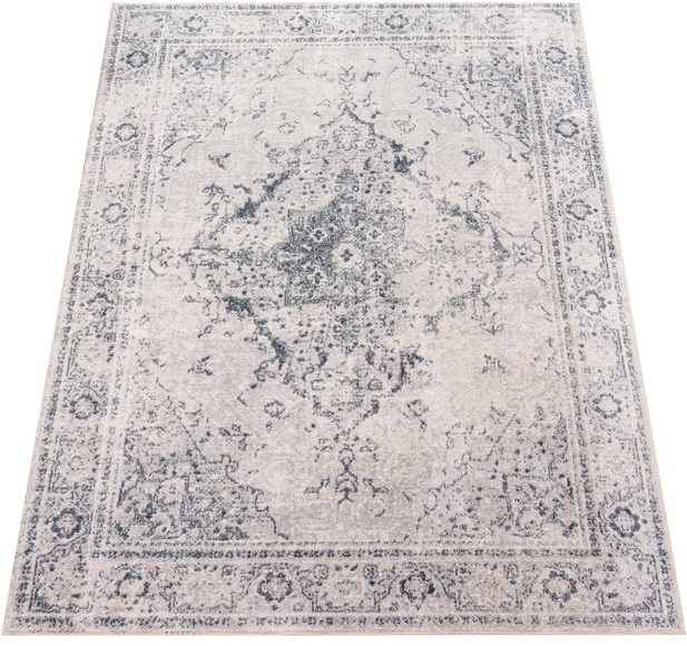 Paco Home Teppich »Perugia 372«, rechteckig, Kurzflor, orientalisches Muster, Vintage Design, waschbar