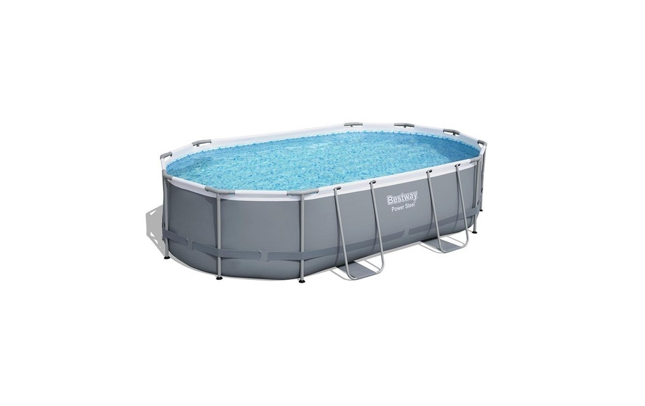 BEST WAY Pool POWER STEEL FRAME OVAL 488 cm