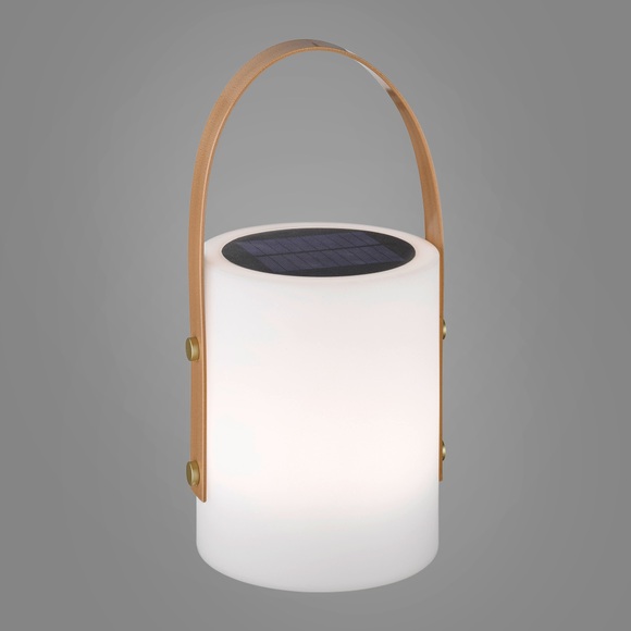 LED-Solartischleuchte Bari mit RGB-Farbwechsel