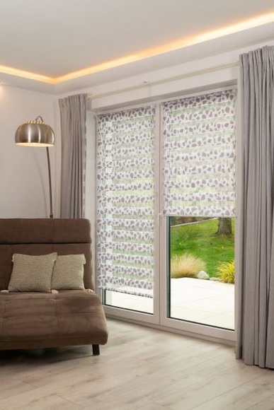 K-HOME Doppelrollo »Delphi«, Lichtschutz, ohne Bohren, im Fixmass