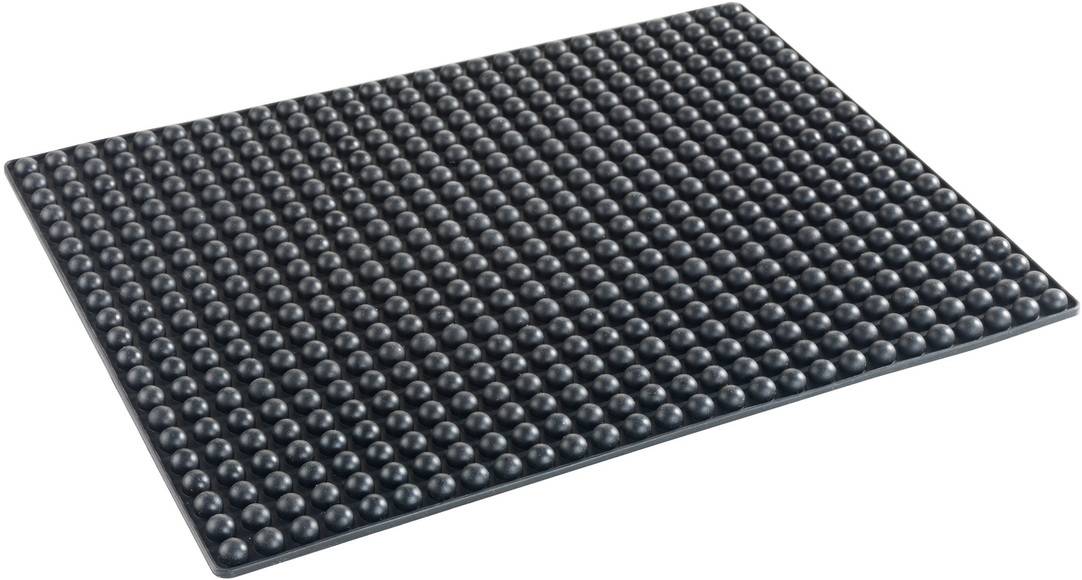 Wenko – Silikon-Backofen-Knuspermatte schwarz schwarz