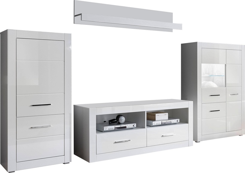 Wohnwand »BIANCO« (Set, 4-tlg)