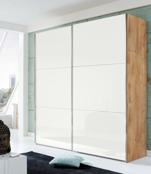 Fresh To Go Schwebetürenschrank »Level«, mit Glastüren