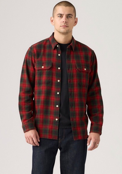 Levi's® Flanellhemd »JACKSON WORKER« mit durchgehender Knopfleiste