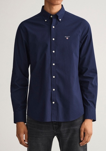 Gant Businesshemd »SLIM BROADCLOTH BD«, klassisches Design mit Kent-Kragen und einer Brusttasche