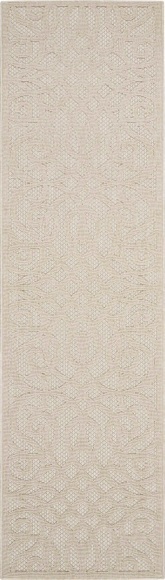 Nourison Läufer »Cozumel CZM04«, rechteckig, 7 mm Höhe, In- und Outdoor geeignet, Wetterfest & UV-beständig, besonders flach, ideale Teppiche für Küche, Esszimmer, Wohnzimmer, Flur/Diele, Balkon, Terrasse & Wintergarten