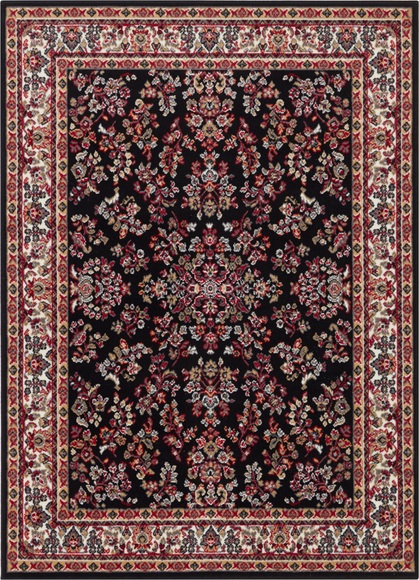 DELAVITA Teppich »Halton«, rechteckig, 8 mm Höhe, Kurzflor, Vintage Design, Orient Optik, Wohnzimmer, Schlafzimmer, Arbeitszimmer, Robust, Pflegeleicht, Gekettelt