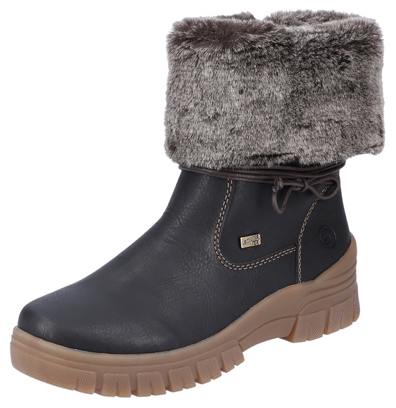 Remonte Winterboots, mit Fellimitat-Kragen