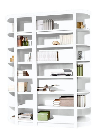 Home affaire Regal »Soeren«, (4-tlg), Höhe 220 cm, Tiefe 29 cm, stilvolles Design, aus massiver Kiefer