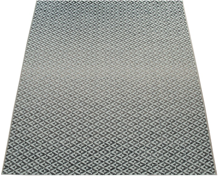 Paco Home Teppich »Kortrijk 745«, rechteckig, 5 mm Höhe, Flachgewebe, modernes geometrisches Design, In- und Outdoor geeignet, Wohnzimmer