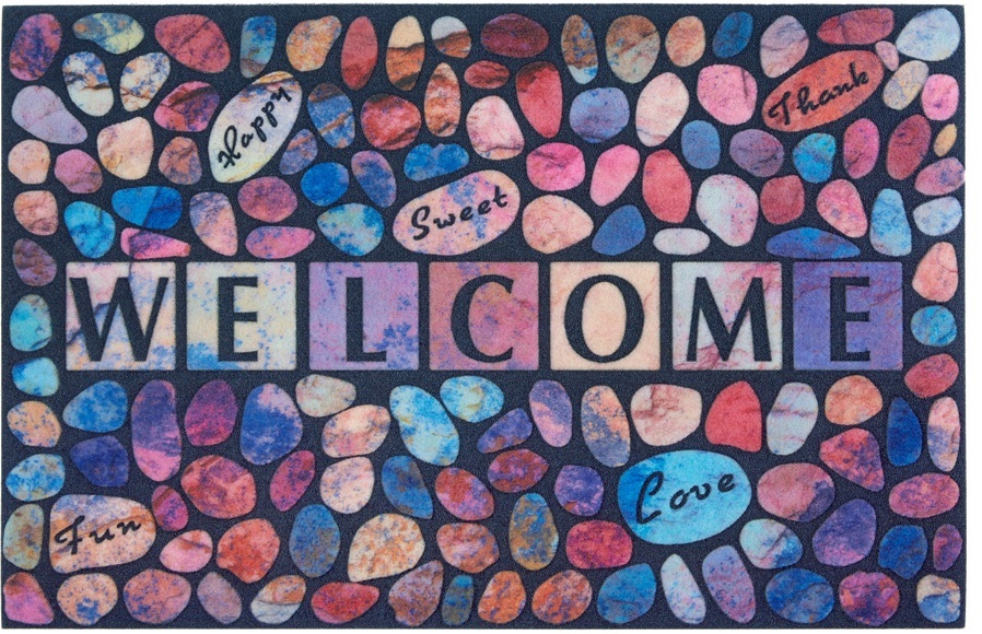 White Label - Fussmatte - 45 x 70 cm - Multicolor