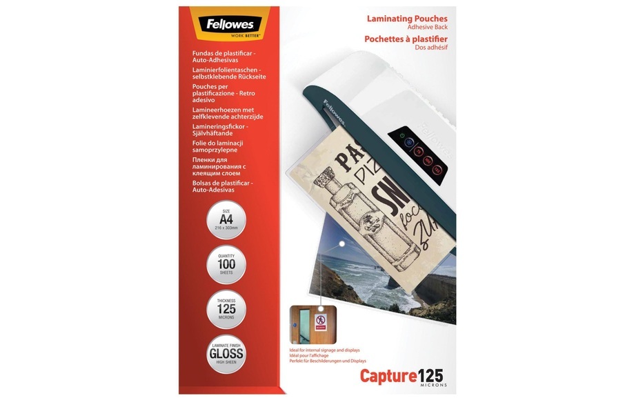 Fellowes Laminierfolie Capture A4 125