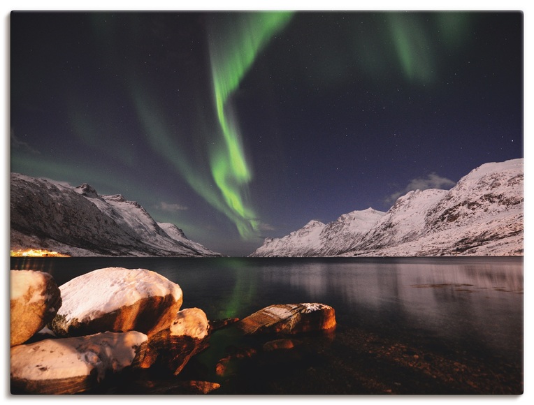 Artland Wandbild »Nordlicht Norwegen II«